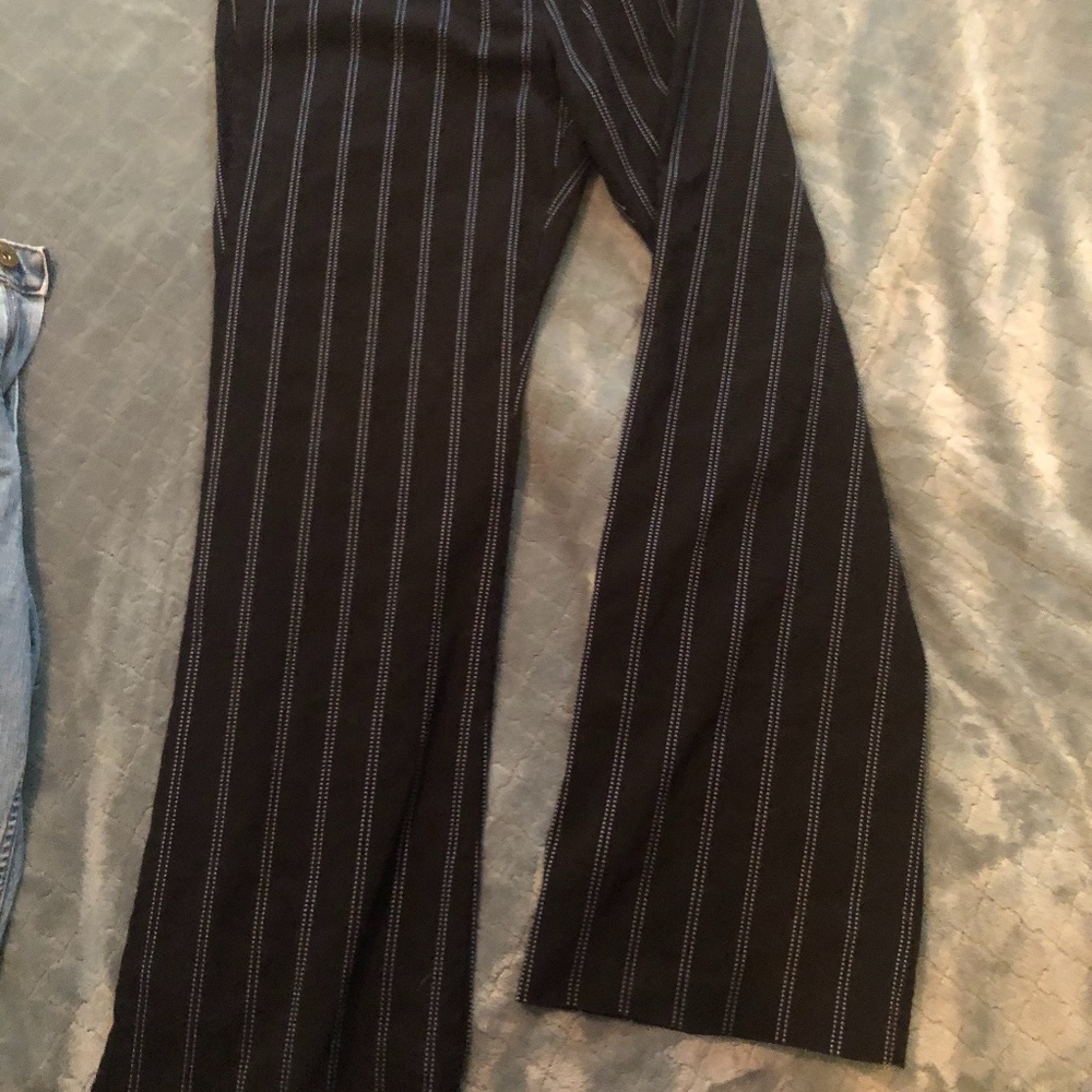 BLACK Pin Stripe Dress Pants